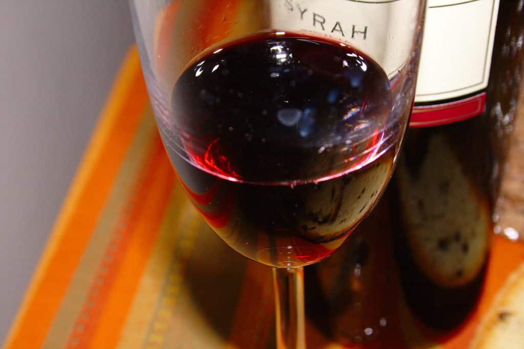 Vin Syrah rouge 